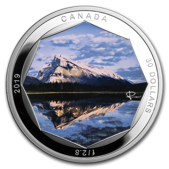 2019 Canada 2 oz Ag $30 Peter McKinnon Photo Series: Mount Rundle 2019 Canada 2 oz Ag $30 Peter McKinnon Photo Series: Mount Rundle