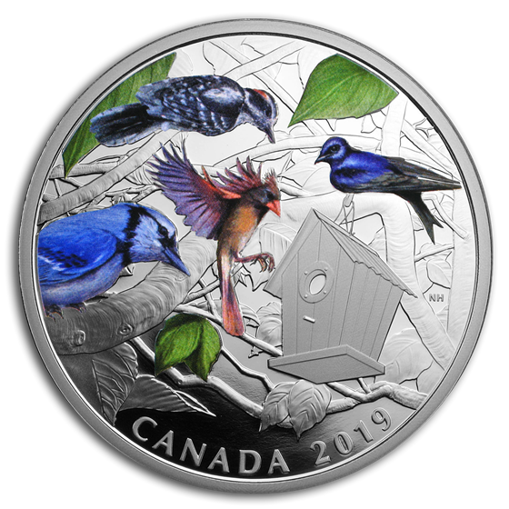 2019 Canada 2 oz Silver $30 Birds in the Backyard 2019 Canada 2 oz Silver $30 Birds in the Backyard