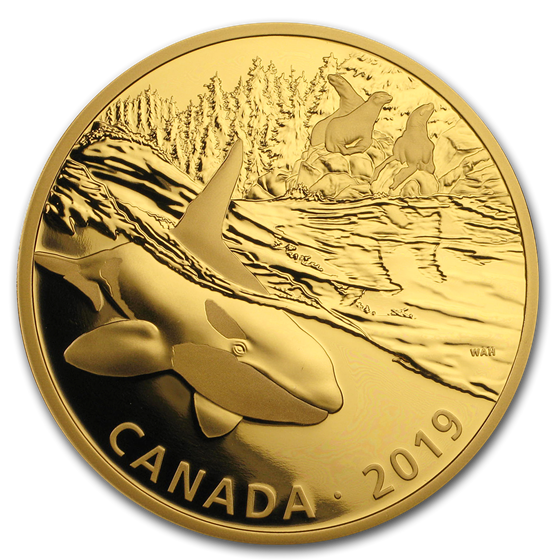2019 Canada 2 oz Silver $30 Predator and Prey: Orca and Sea Lions 2019 Canada 2 oz Silver $30 Predator and Prey: Orca and Sea Lions