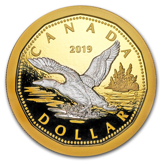 2019 Canada 5 oz Silver $1 Big Coin Series Loon (Dollar) 2019 Canada 5 oz Silver $1 Big Coin Series Loon (Dollar)