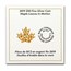 2019 Canada 5 oz Silver Maple Leaves in Motion: Rose Gold