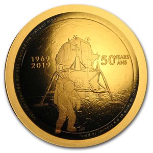 Buy 2019 Canada Gold $100 50th Anniv of the Apollo 11 Moon Landing | APMEX