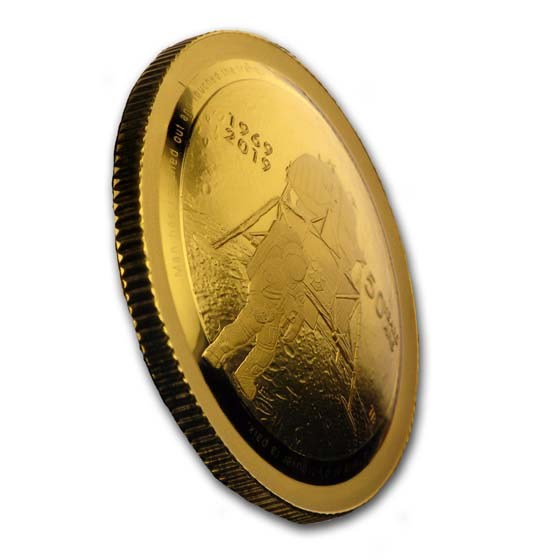 Buy 2019 Canada Gold $100 50th Anniv of the Apollo 11 Moon Landing | APMEX