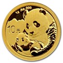 2019 China 1 gram Gold Panda BU (Sealed)