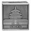 2019 China 1 kilo Antique Silver Panda Cube 150th Anniversary