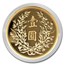 2019 China 1 oz Gold Dragon & Phoenix Dollar Restrike (PU)