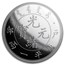 2019 China 1 oz Silver Chihli Dragon Dollar Restrike (PU)
