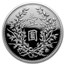 2019 China 1 oz Silver Dragon & Phoenix Dollar Restrike (PU)