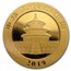 2019 China 30 gram Gold Panda BU (Sealed)