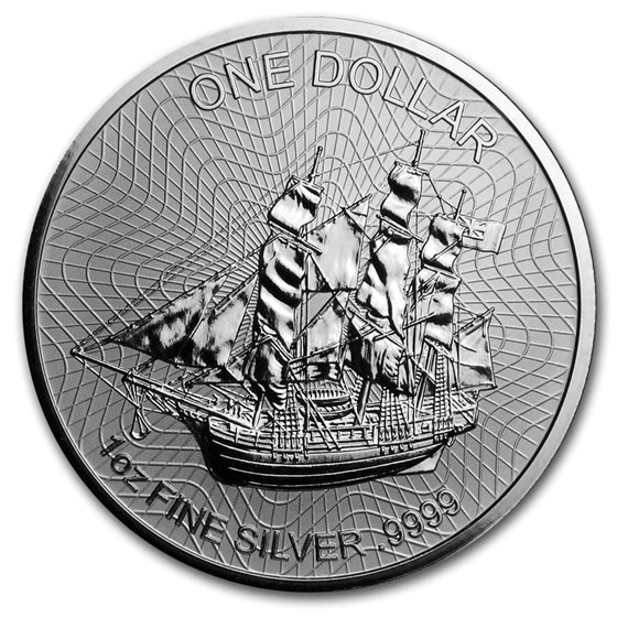 2019 Cook Islands 1 oz Silver Bounty Coin 2019 Cook Islands 1 oz Silver Bounty Coin