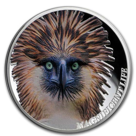 2019 Cook Islands 1 oz Silver Magnificent Life (Philippine Eagle) 2019 Cook Islands 1 oz Silver Magnificent Life (Philippine Eagle)