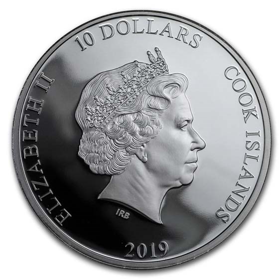 Buy 2019 Cook Islands 2 oz Silver AC/DC The Razor's Edge Black Proof ...