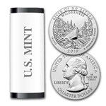 2019-D ATB Quarter Frank Church 40-Coin Roll BU (Mint Wrapped)