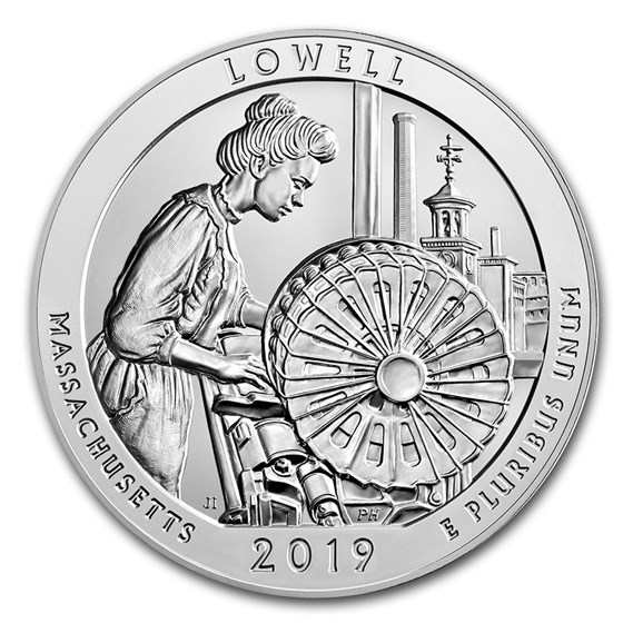 Buy 2019D ATB Quarter Lowell National Historical Park BU APMEX