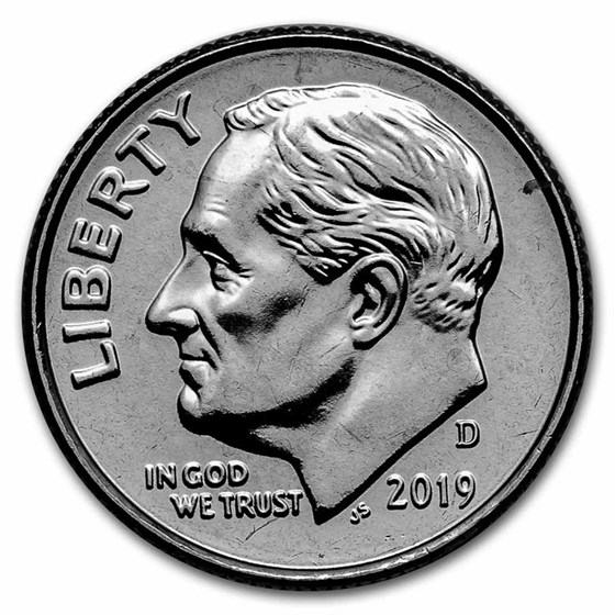 2019-D Roosevelt Dime BU 2019-D Roosevelt Dime BU