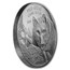 2019 Democratic Republic of Congo 1 oz Silver Canis Lupus Wolf BU