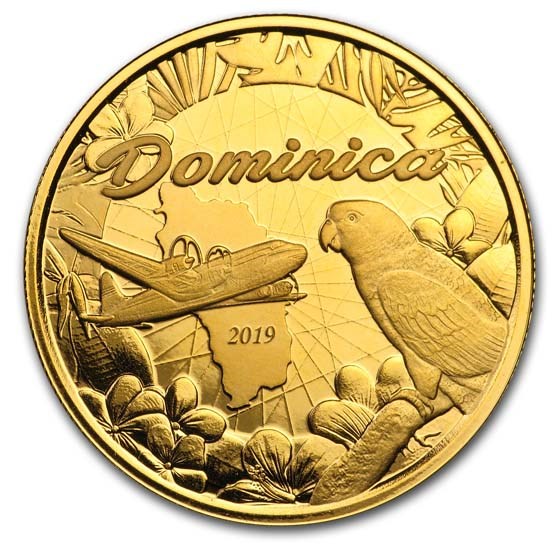 2019 Dominica 1 oz Gold Sisserou Parrot BU 2019 Dominica 1 oz Gold Sisserou Parrot BU
