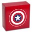 2019 Fiji 10 gram Proof Silver Domed "Captain America" Shield