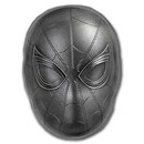 2019 Fiji 2 oz Silver Marvel Icon Series Spiderman Mask