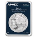 2019 GB 1 oz Silver Landmarks Buckingham Palace (MD® Premier)