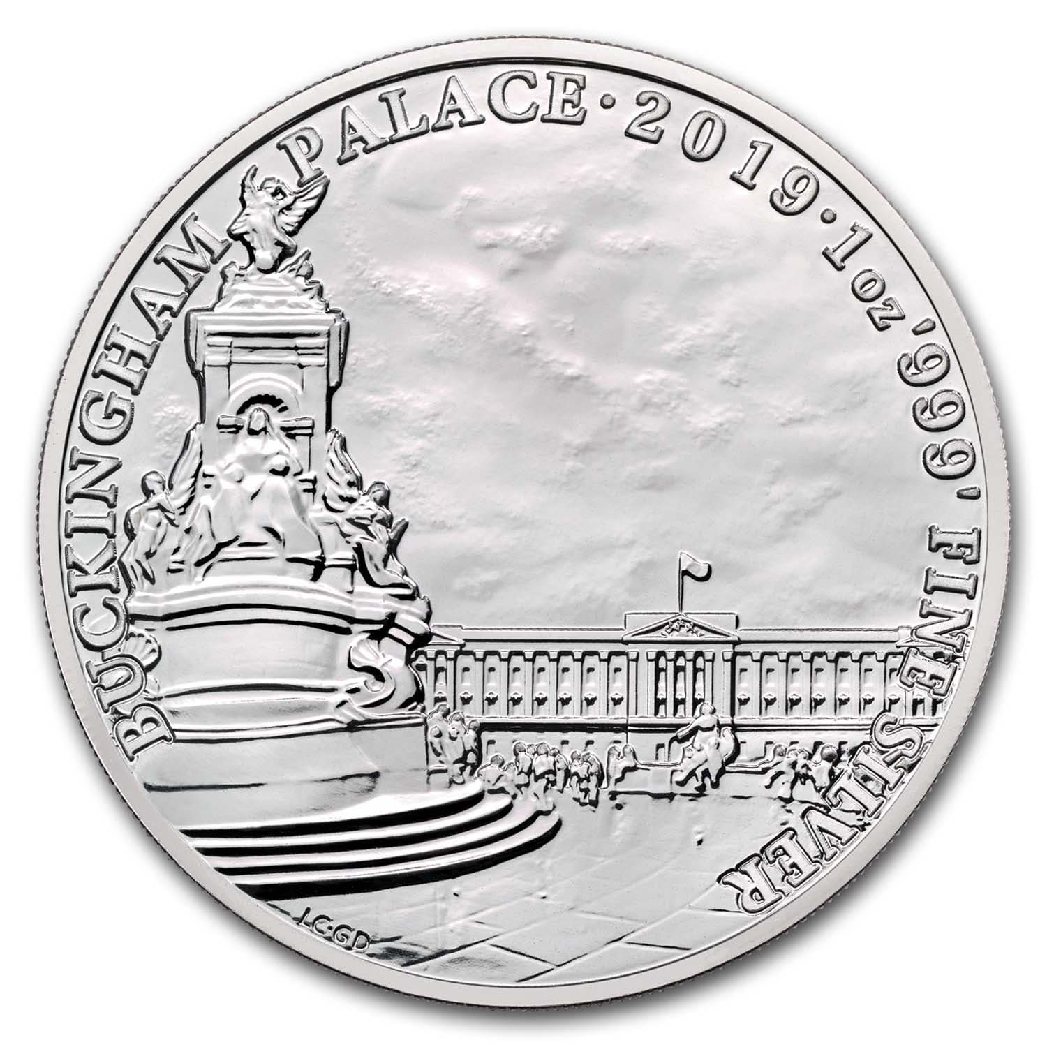 MD® Premier Details about   2019 GB 1 oz Silver Landmarks Buckingham Palace 