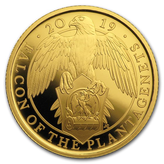 2019 GB Proof 1/4 oz Gold Queen's Beasts Falcon (w/Box & COA) 2019 GB Proof 1/4 oz Gold Queen's Beasts Falcon (w/Box & COA)