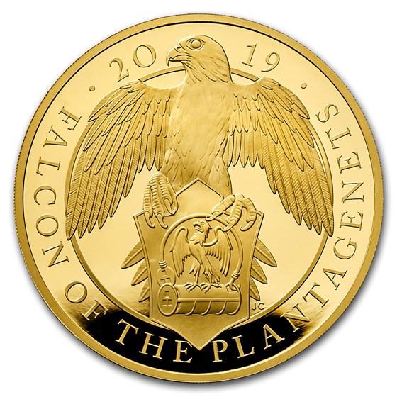 2019 GB Proof 1 kilo Gold Queen's Beasts Falcon (w/Box & COA) 2019 GB Proof 1 kilo Gold Queen's Beasts Falcon (w/Box & COA)
