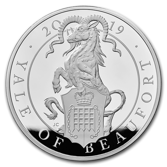 2019 GB Proof 1 kilo Silver Queen's Beasts Yale (w/Box & COA) 2019 GB Proof 1 kilo Silver Queen's Beasts Yale (w/Box & COA)