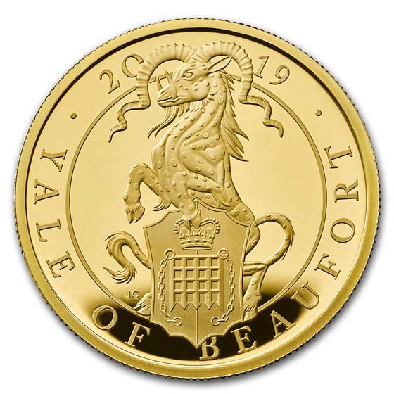 2019 GB Proof 1 oz Gold Queen's Beasts Yale (w/Box & COA) 2019 GB Proof 1 oz Gold Queen's Beasts Yale (w/Box & COA)