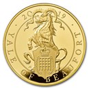 2019 GB Proof 5 oz Gold Queen's Beasts Yale (Box & COA)