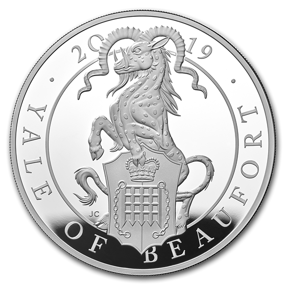 2019 GB Proof 5 oz Silver Queen's Beasts Yale (w/Box & COA) 2019 GB Proof 5 oz Silver Queen's Beasts Yale (w/Box & COA)