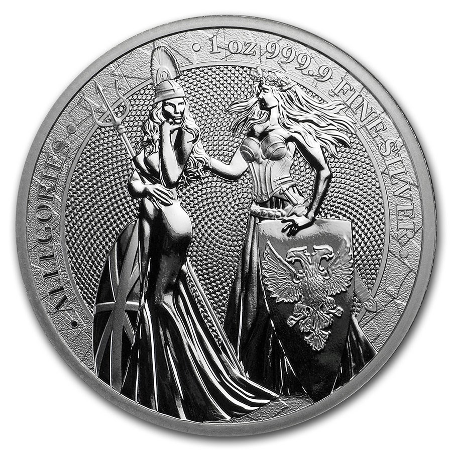 2019 Germania Allegories 1 oz Silver Round BU (Britannia)