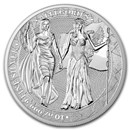2019 Germania Allegories 10 oz Silver Round BU (Columbia)