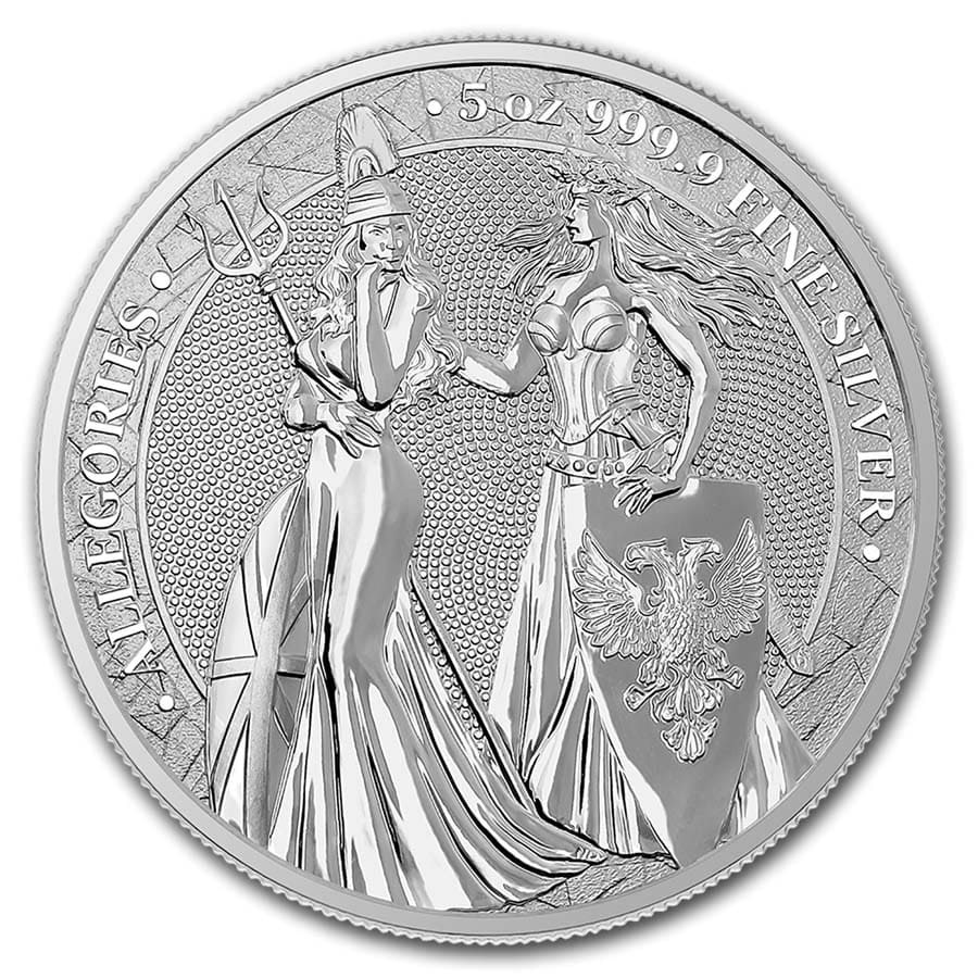 2019 Germania Allegories 5 oz Silver Round (Britannia)