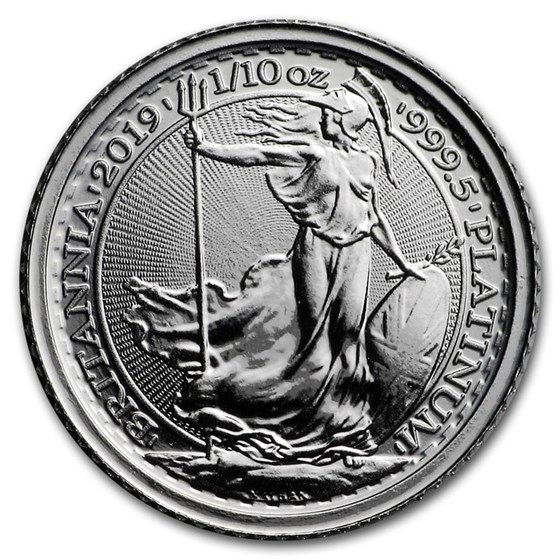 2019 Great Britain 1/10 oz Platinum Britannia BU 2019 Great Britain 1/10 oz Platinum Britannia BU
