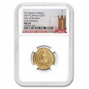 2019 Great Britain 1/4 oz Gold Queen's Beasts The Yale NGC MS-69