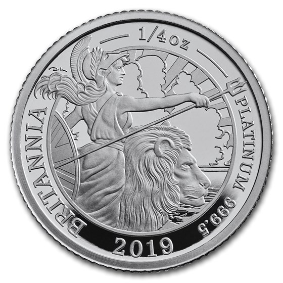 2019 Great Britain 1/4 oz Proof Platinum Britannia 2019 Great Britain 1/4 oz Proof Platinum Britannia