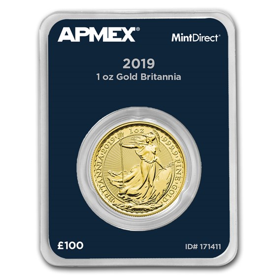 2019 Great Britain 1 oz Gold Britannia (MintDirect® Single) 2019 Great Britain 1 oz Gold Britannia (MintDirect® Single)