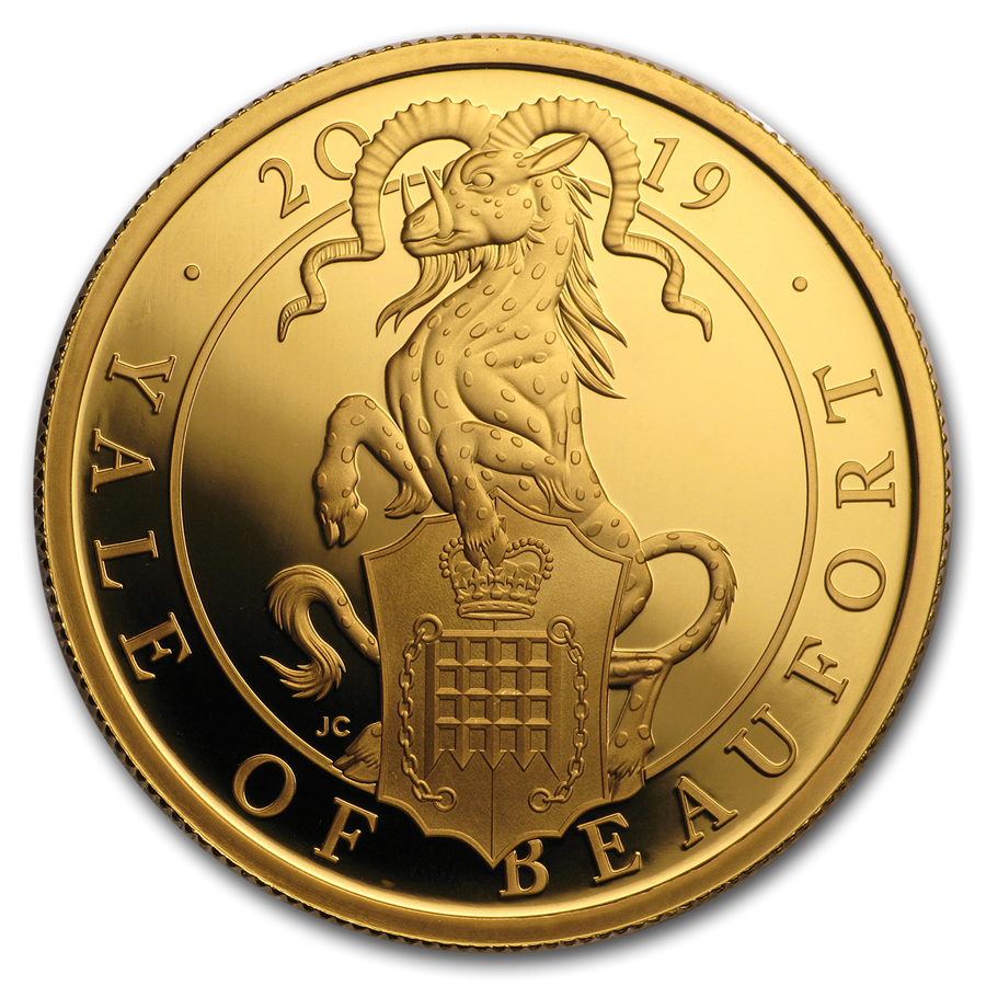 Buy 2019 Great Britain 1 oz Gold Queen's Beasts Yale Prf (Coin Only