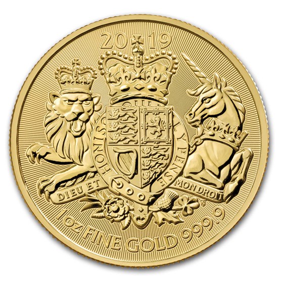 2019 Great Britain 1 oz Gold The Royal Arms BU 2019 Great Britain 1 oz Gold The Royal Arms BU
