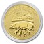 2019 Great Britain 1 oz Gold Year of the Pig BU