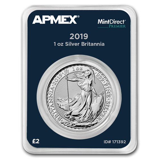 2019 Great Britain 1 oz Silver Britannia (MintDirect® Premier) 2019 Great Britain 1 oz Silver Britannia (MintDirect® Premier)