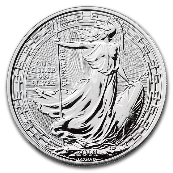 2019 Great Britain 1 oz Silver Britannia Oriental Border 2019 Great Britain 1 oz Silver Britannia Oriental Border