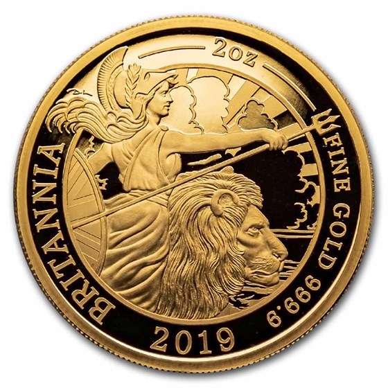 2019 Great Britain 2 oz Gold Proof Britannia 2019 Great Britain 2 oz Gold Proof Britannia