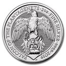 2019 Great Britain 2 oz Silver Queen's Beasts The Falcon
