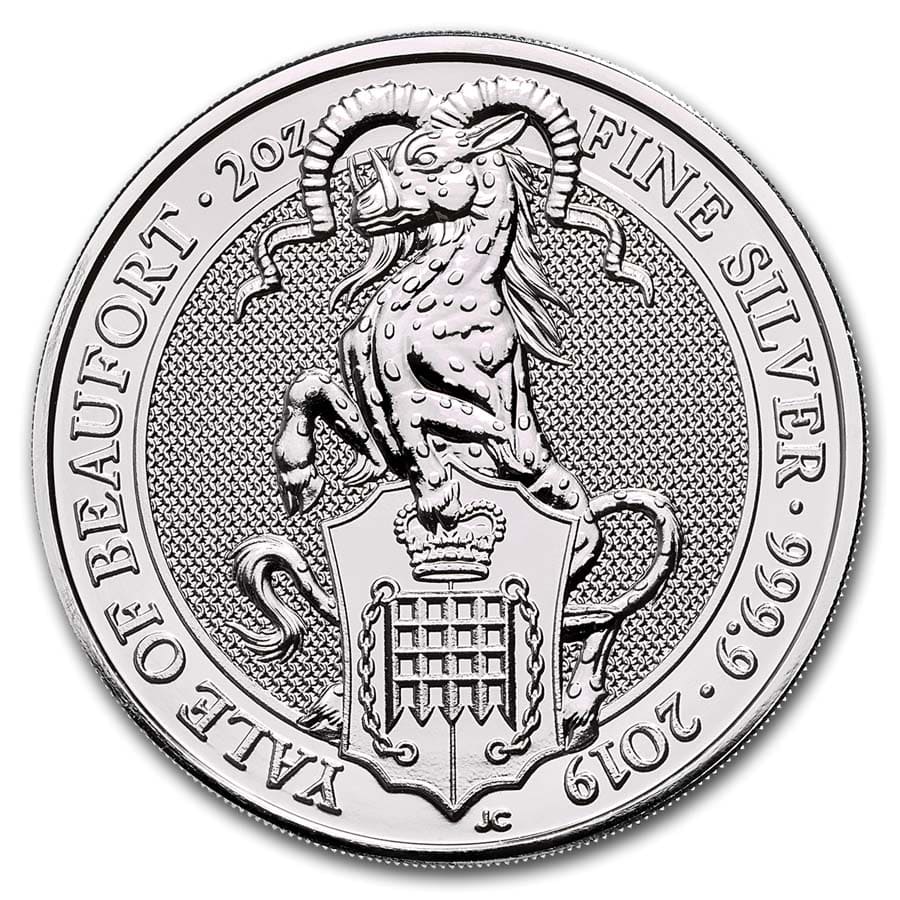 Buy 2019 Great Britain 2 oz Silver Queen's Beasts The Yale