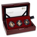 2019 Great Britain 3-Coin Gold Sovereign Proof Set
