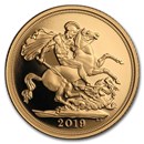 2019 Great Britain Gold Double Sovereign Proof (Piedfort)