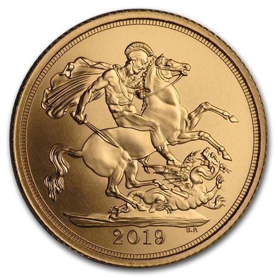2019 Great Britain Gold Sovereign Matte BU