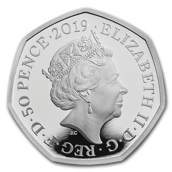 2019 Great Britain Silver 50p Proof Stephen Hawking 2019 Great Britain Silver 50p Proof Stephen Hawking